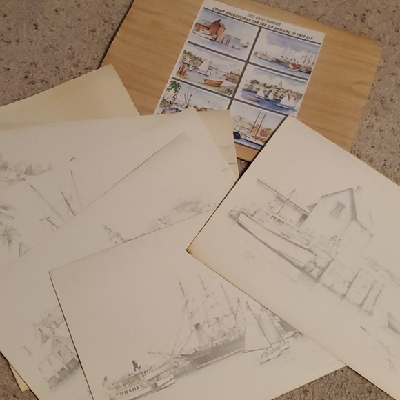 Red Farm Studio Other Vintage Red Farm Studios Nautical Paintables